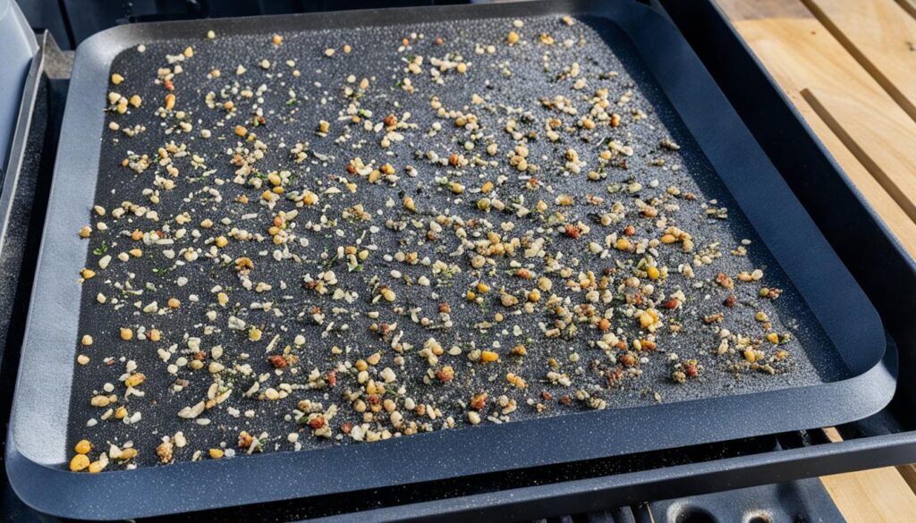 Seasoning Blackstone griddle